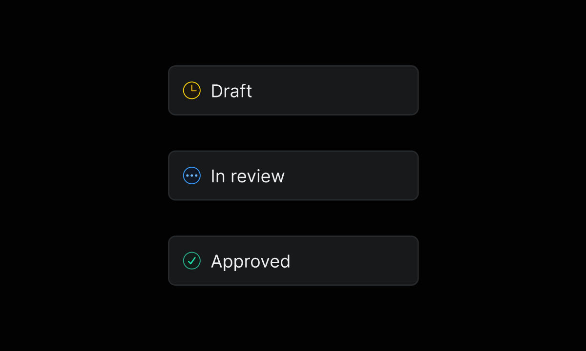 Proposal states screen